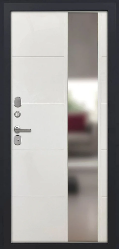 Входная дверь ДвериПРО L-45 ФЛЗ-649 капучино (зеркало) DPRO198130 внутренняя сторона