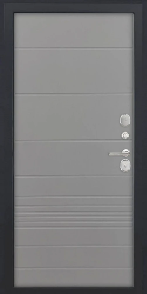 Входная дверь ДвериПРО L-Термо серебро ФЛ-700 (10мм, ясень грей) DPRO198028 внутренняя сторона