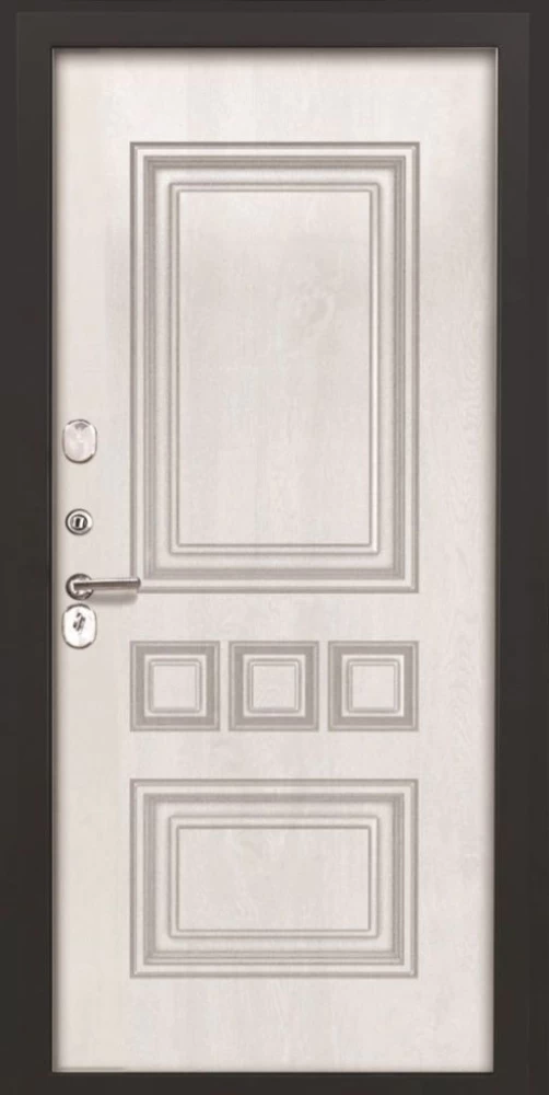 Входная дверь ДвериПРО Д-68 фл-608 винорит white DPRO193117 внутренняя сторона