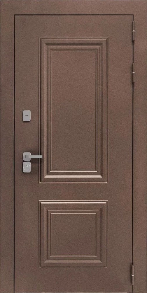 Входная дверь ДвериПРО Д-68 ФЛ-701 (10мм, дуб шоколад) DPRO195504 внешняя сторона