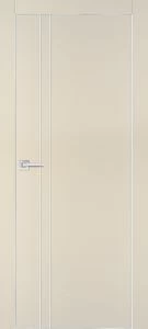 Межкомнатная дверь PX-20  AL кромка с 4-х ст. Бежевый матовый