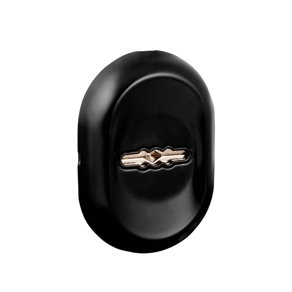 Фото Накладка на сувальдный замок ESC.S-auto/CRE/OV.13 (ESC-13S) с автомат. шторками BL черный (1шт.)