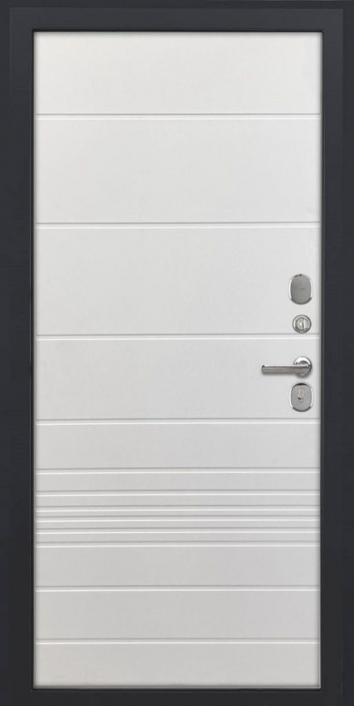 Входная дверь ДвериПРО L-45 ФЛ-700 (10мм, ясень белый) DPRO198004 внутренняя сторона